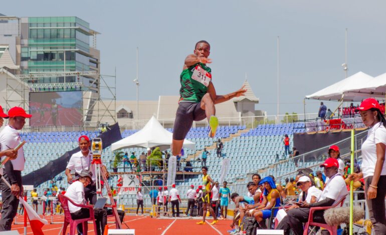 Jeriah Lewis Lands Personal Best in Boys’ Under-20 Long Jump at CARIFTA Games