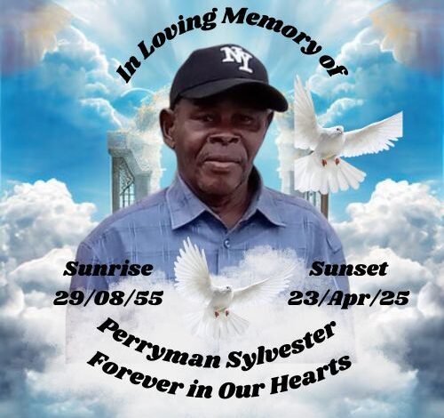 Death Announcement of Perryman Thomas Sylvester affectionately known as “Perro”