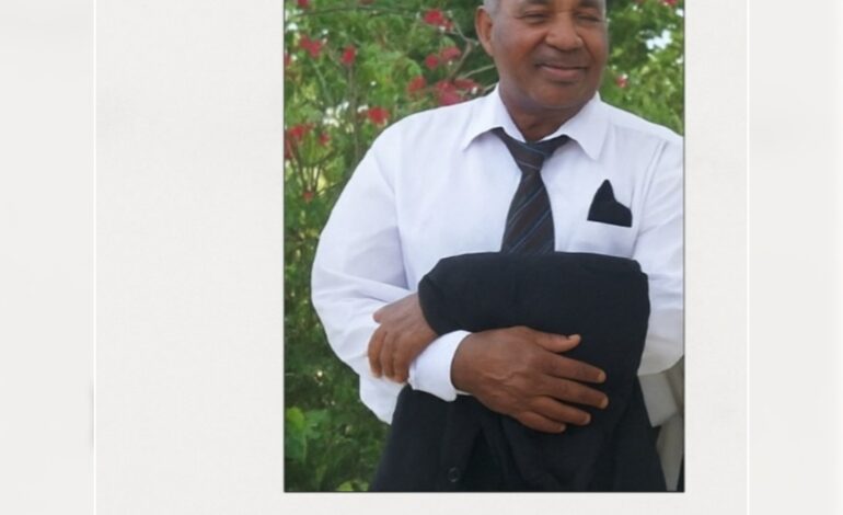 Death Announcement of Peter Gregoire also known as Uncle Peter from Petit Soufriere who resided at Newtown.