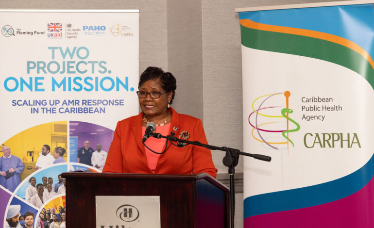 Fleming Fund projects launched with CARPHA, UKHSA and PAHO to fortify the Caribbean’s fight against Antimicrobial Resistance