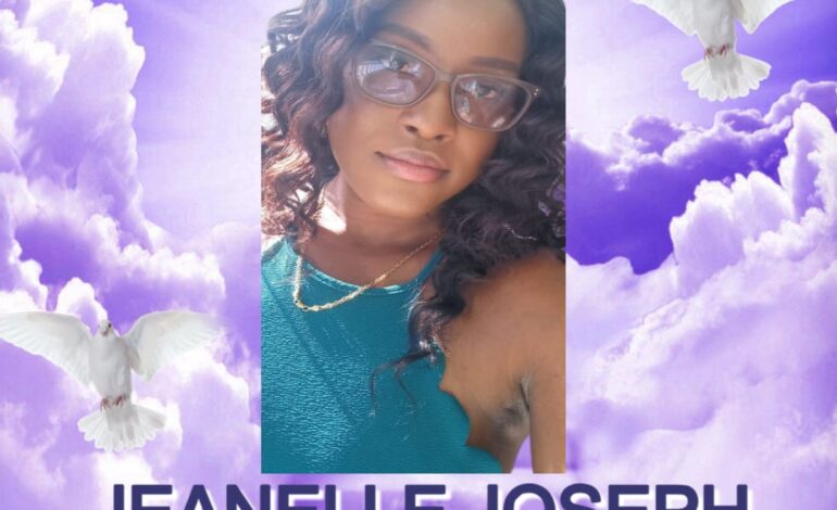 Updated Death Announcement of Jeanelle Joseph also known as “Jano” aged 32 of Salisbury