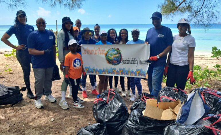 Blue Lagoon Island Teams Up with Local Partners for Earth Day Beach Clean-Up