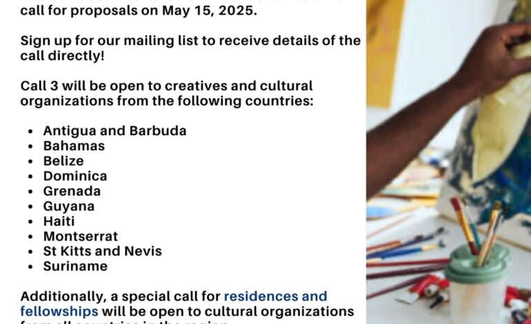 Caribbean Culture Fund Announces Third Call for Proposals with USD 400,000 in Grants