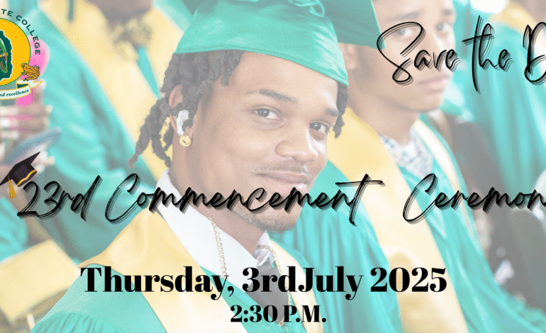 Dominica State College to Host 23rd Commencement Ceremony on July 3rd